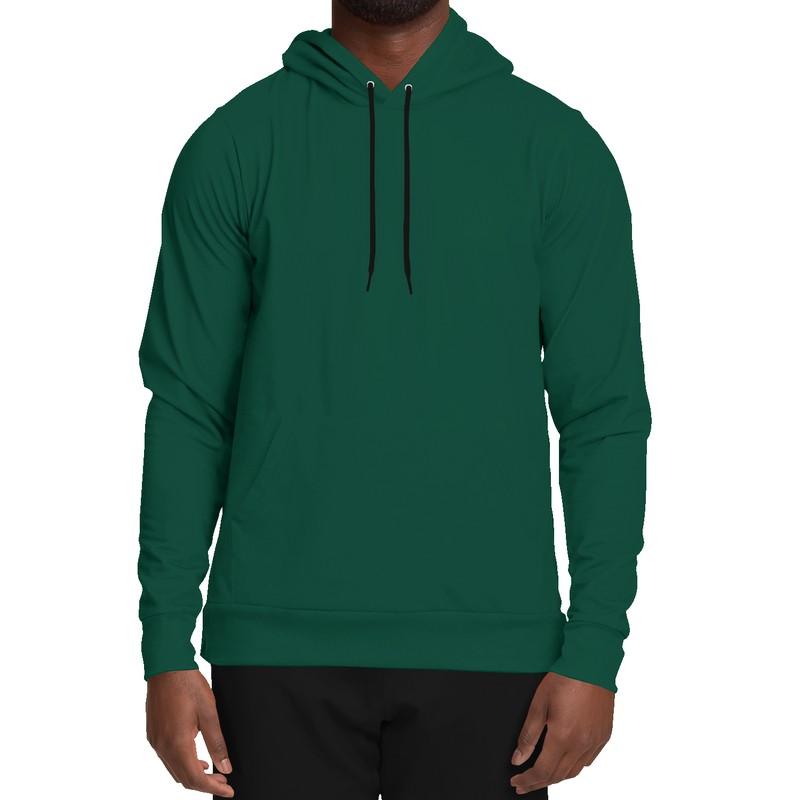 Dark Midtone Green Hoodie (C80M0Y60K80) - Man Front