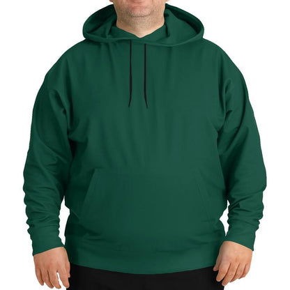 Dark Midtone Green Hoodie (C80M0Y60K80) - Man Front PLUS