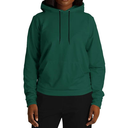 Dark Midtone Green Hoodie (C80M0Y60K80) - Woman Front