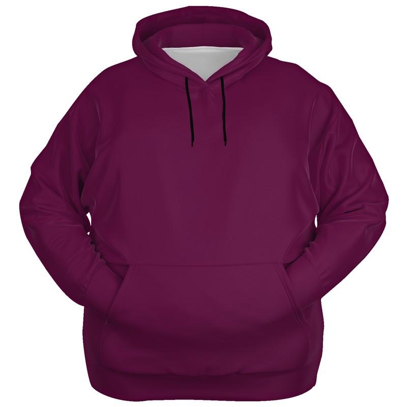 Dark Midtone Magenta Hoodie (C0M80Y0K80) - Ghost Front PLUS