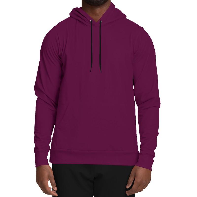 Dark Midtone Magenta Hoodie (C0M80Y0K80) - Man Front