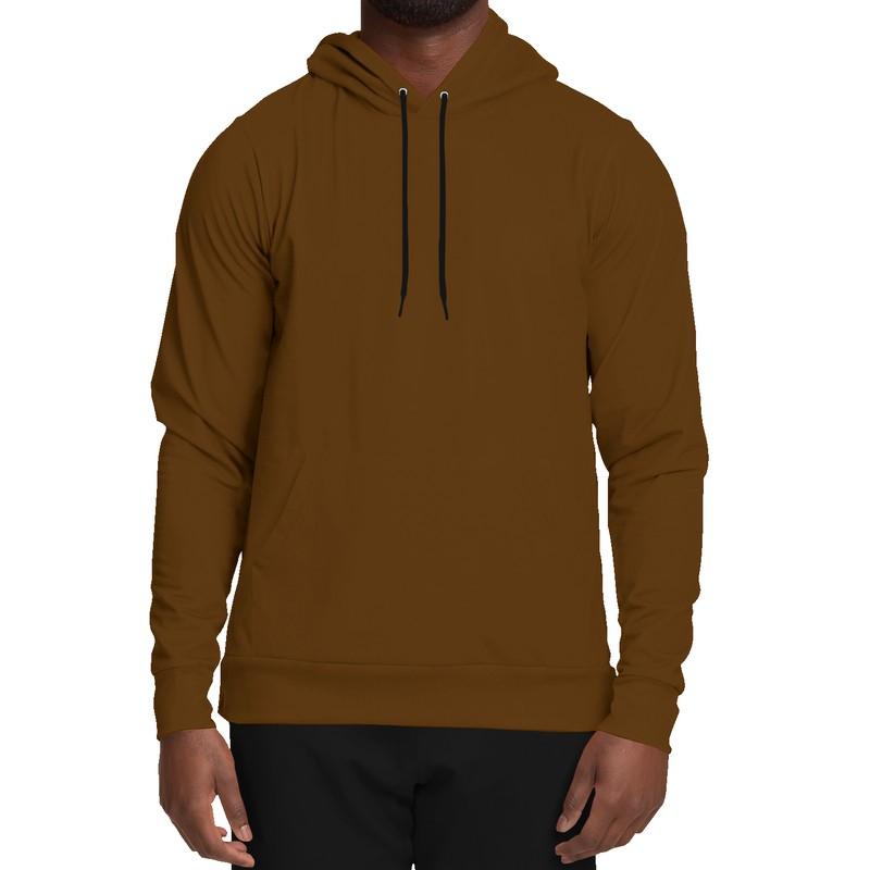 Dark Midtone Orange Hoodie (C0M50Y80K80) - Man Front