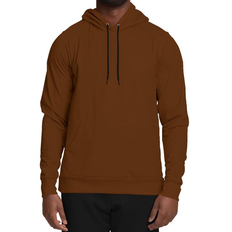 Dark Midtone Orange Hoodie (C0M60Y80K80) - Man Front