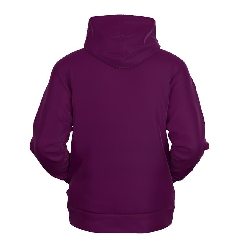 Dark Midtone Purple Hoodie (C20M80Y0K80) - Ghost Back