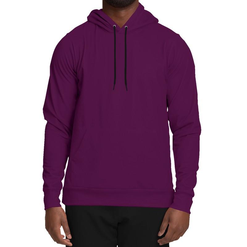 Dark Midtone Purple Hoodie (C20M80Y0K80) - Man Front