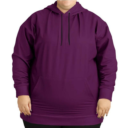 Dark Midtone Purple Hoodie (C20M80Y0K80) - Woman Front PLUS