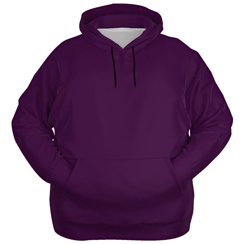 Dark Midtone Purple Hoodie (C40M80Y0K80) - Ghost Front PLUS