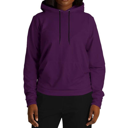 Dark Midtone Purple Hoodie (C40M80Y0K80) - Woman Front