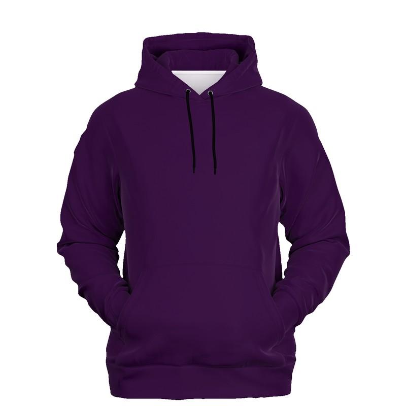 Dark Midtone Purple Hoodie (C50M80Y0K80) - Ghost Front