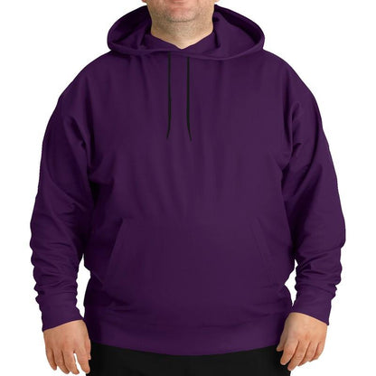 Dark Midtone Purple Hoodie (C50M80Y0K80) - Man Front PLUS