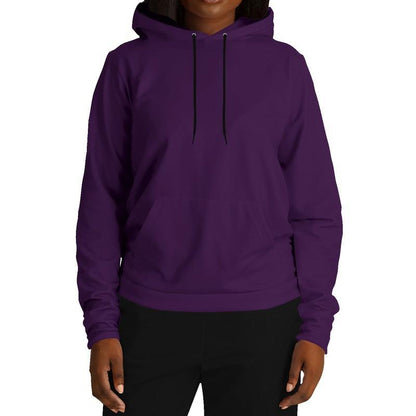 Dark Midtone Purple Hoodie (C50M80Y0K80) - Woman Front