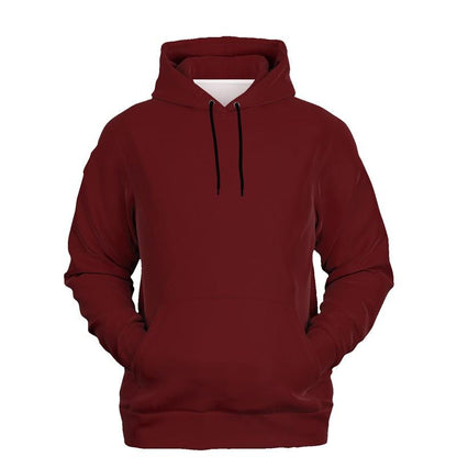 Dark Midtone Red Hoodie (C0M80Y60K80) - Ghost Front