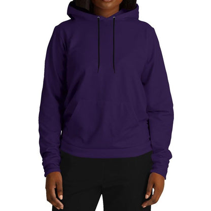 Dark Midtone Violet Hoodie (C70M80Y0K80) - Woman Front