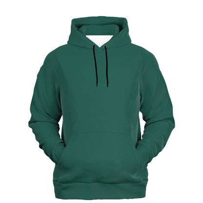 Dark Muted Blue-Green Hoodie (BG-MU-DA) - Ghost Front