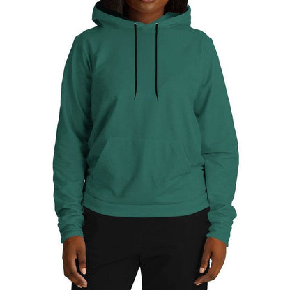 Dark Muted Blue-Green Hoodie (BG-MU-DA) - Woman Front