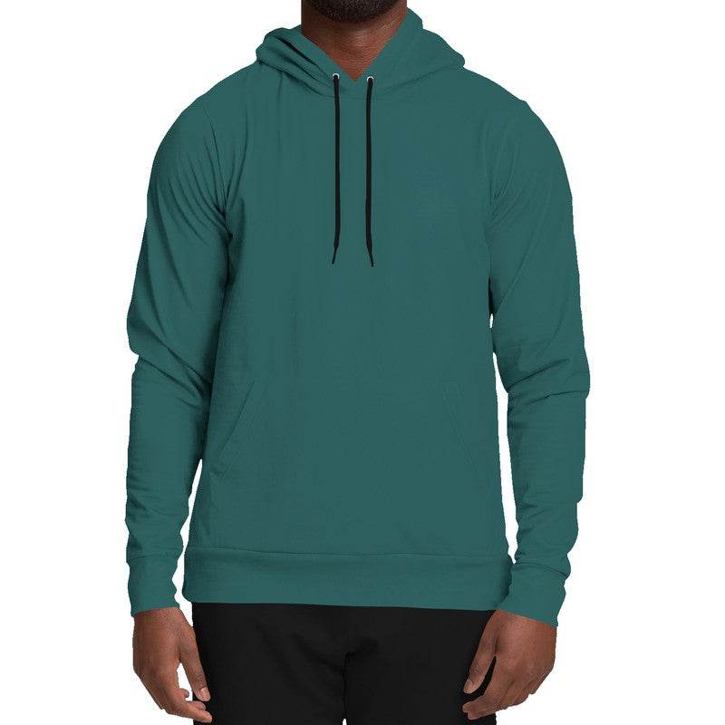Dark Muted Blue-Green Hoodie (CBG2-MU-DA) - Man Front