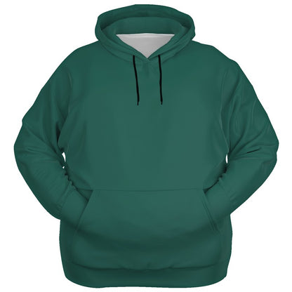 Dark Muted Blue-Green Hoodie PLUS (BG-MU-DA) - Ghost Front PLUS