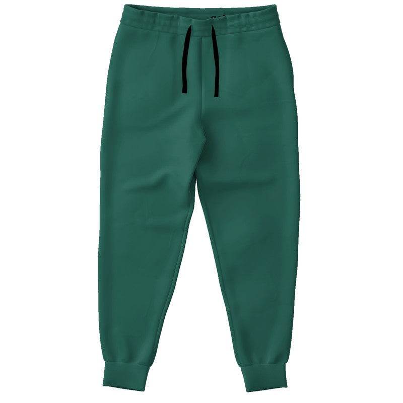 Dark Muted Blue-Green Joggers (BG-MU-DA) - Front