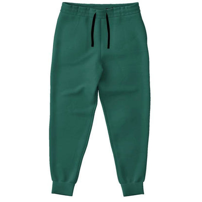 Dark Muted Blue-Green Joggers (BG-MU-DA) - Front