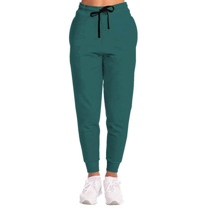 Dark Muted Blue-Green Joggers (CBG2-MU-DA) - Woman Front