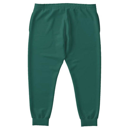 Dark Muted Blue-Green Joggers PLUS (BG-MU-DA) - Back PLUS