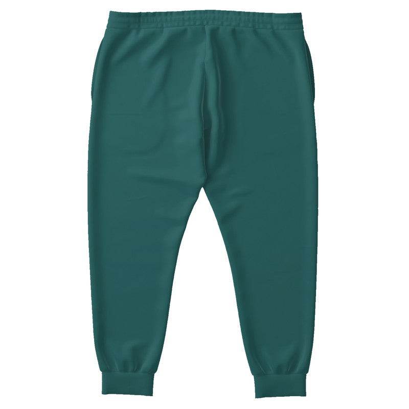 Dark Muted Blue-Green Joggers PLUS (CBG2-MU-DA) - Back PLUS