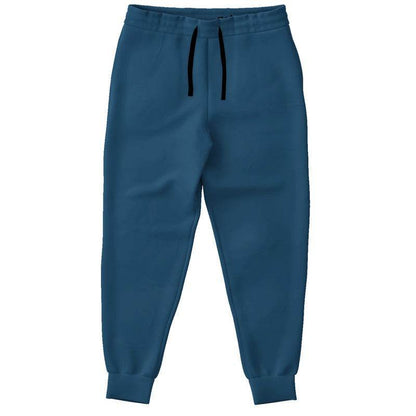 Dark Muted Blue Joggers (B-MU-DA) - Front