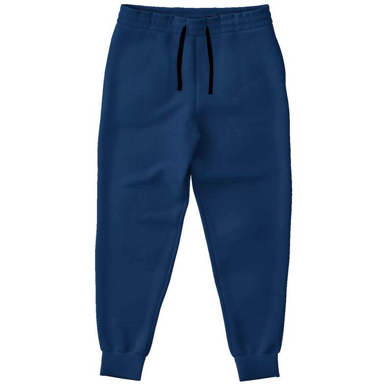 Dark Muted Blue Joggers (IB2-MU-DA) - Front