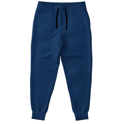 Dark Muted Blue Joggers (IB2-MU-DA) - Front