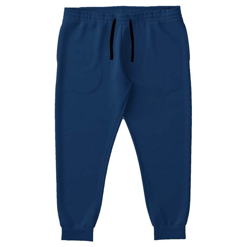 Dark Muted Blue Joggers PLUS (IB2-MU-DA) - Front PLUS