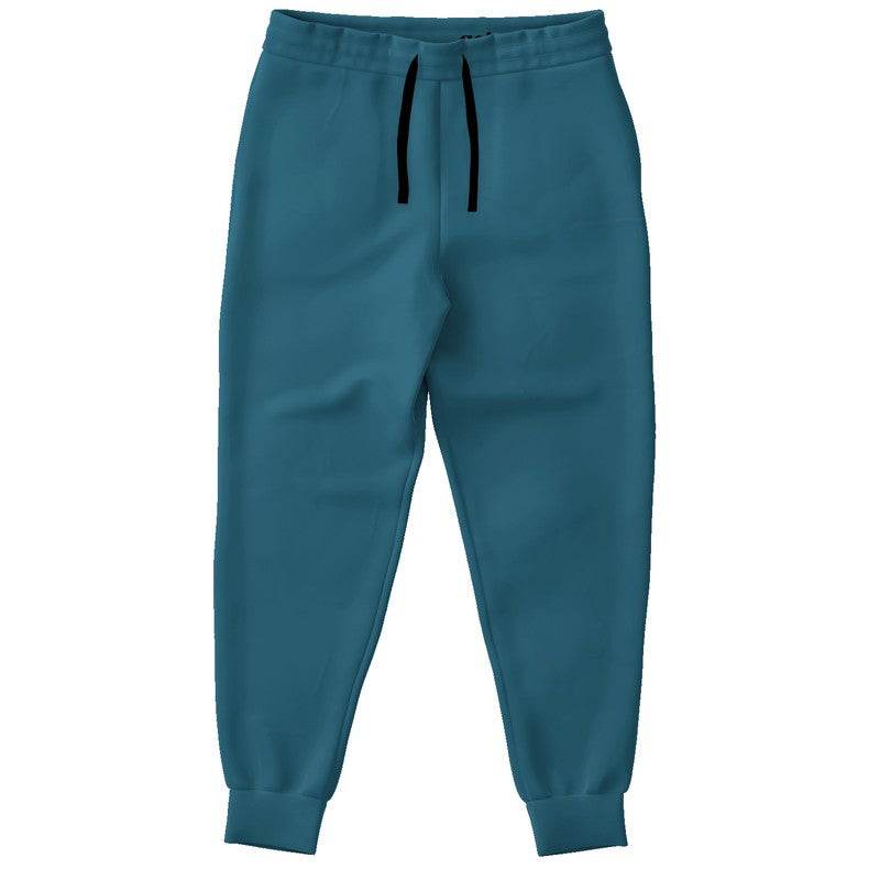 Dark Muted Cyan Joggers (BC2-MU-DA) - Front