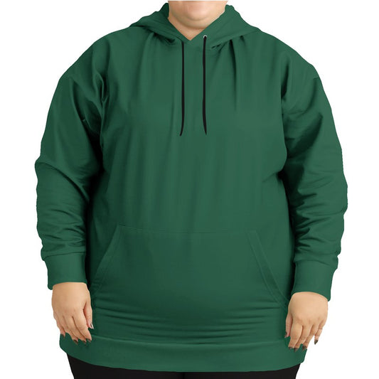 Dark Muted Green Hoodie PLUS (BGG2-MU-DA) - Woman Front PLUS