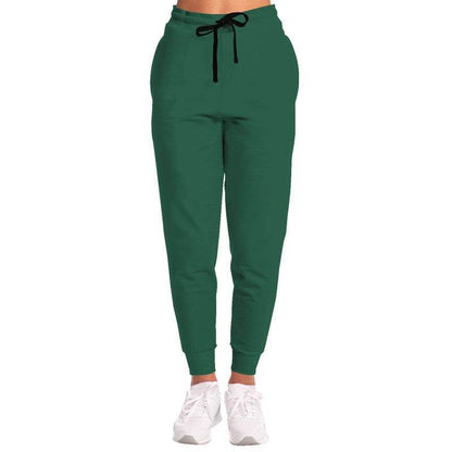 Dark Muted Green Joggers (BGG2-MU-DA) - Woman Front