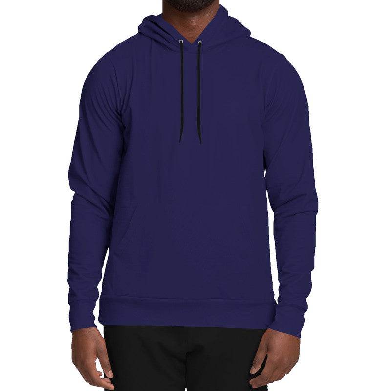 Dark Muted Indigo Hoodie (PUI2-MU-DA) - Man Front