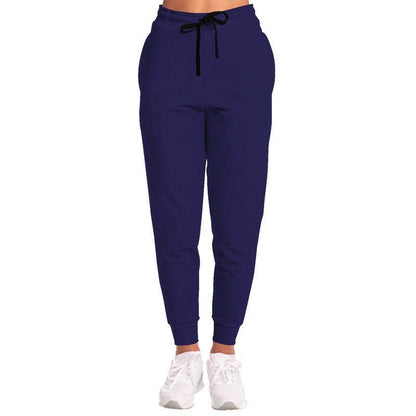 Dark Muted Indigo Joggers (PUI2-MU-DA) - Woman Front