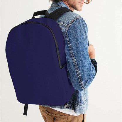 Dark Muted Indigo Waterproof Backpack (PUI2-MU-DA) - Man CloseUp