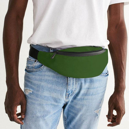 Dark Muted Lime Belt Bag (GL2-MU-DA) - Man Front CloseUp