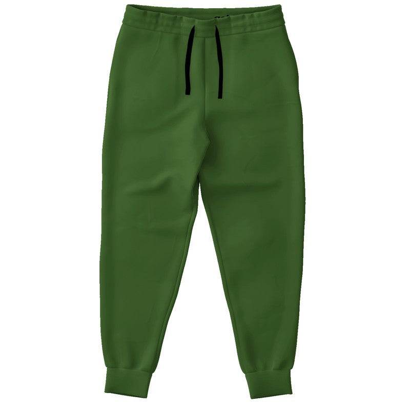 Dark Muted Lime Joggers (GL2-MU-DA) - Front