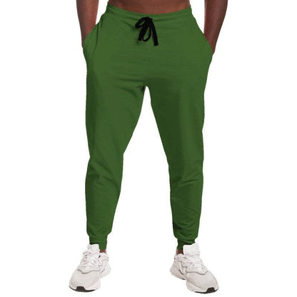Dark Muted Lime Joggers (GL2-MU-DA) - Man Front