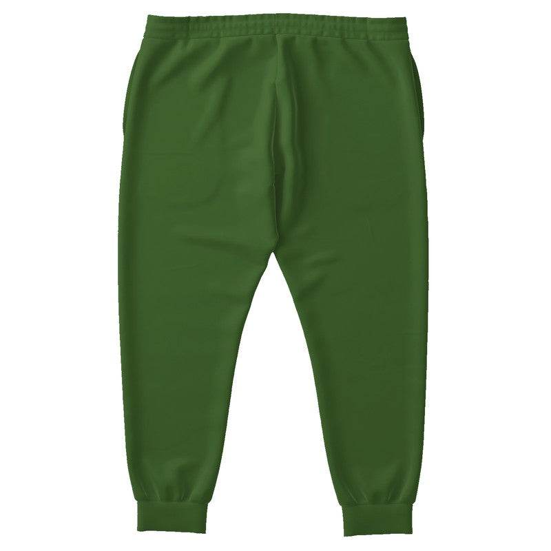 Dark Muted Lime Joggers PLUS (GL2-MU-DA) - Back PLUS