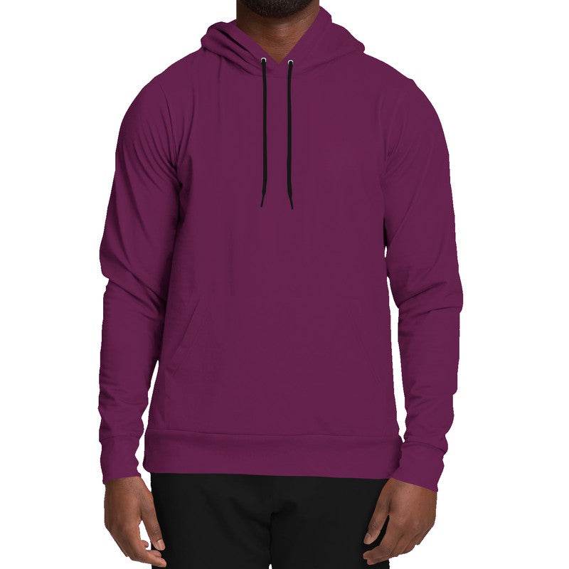 Dark Muted Magenta Hoodie (PIM2-MU-DA) - Man Front
