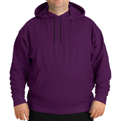 Dark Muted Magenta Hoodie PLUS (M-MU-DA) - Man Front PLUS