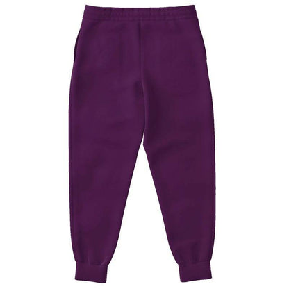 Dark Muted Magenta Joggers (M-MU-DA) - Back