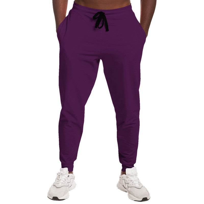 Dark Muted Magenta Joggers (M-MU-DA) - Man Front