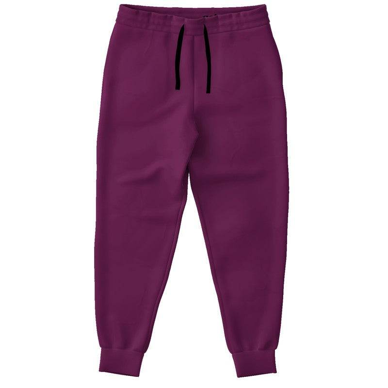 Dark Muted Magenta Joggers (PIM2-MU-DA) - Front