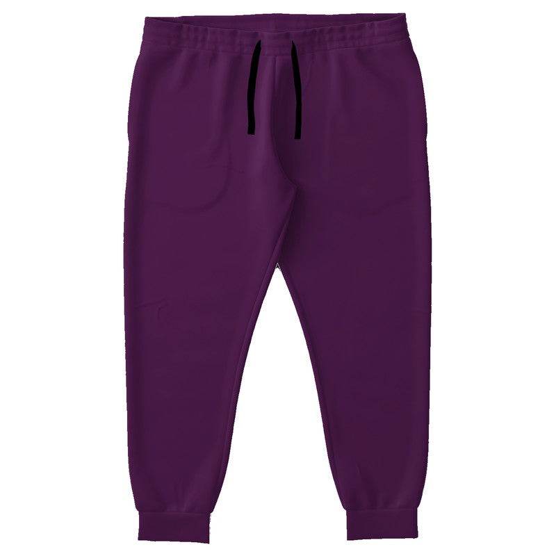 Dark Muted Magenta Joggers PLUS (M-MU-DA) - Front PLUS