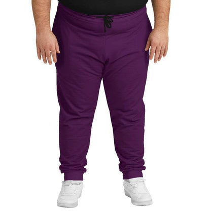 Dark Muted Magenta Joggers PLUS (M-MU-DA) - Man Front PLUS