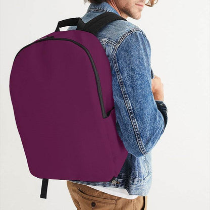 Dark Muted Magenta Waterproof Backpack (PIM2-MU-DA) - Man CloseUp