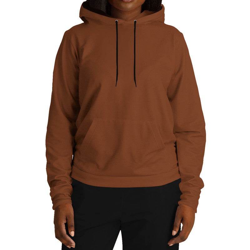 Dark Muted Orange Hoodie (OR2-MU-DA) - Woman Front