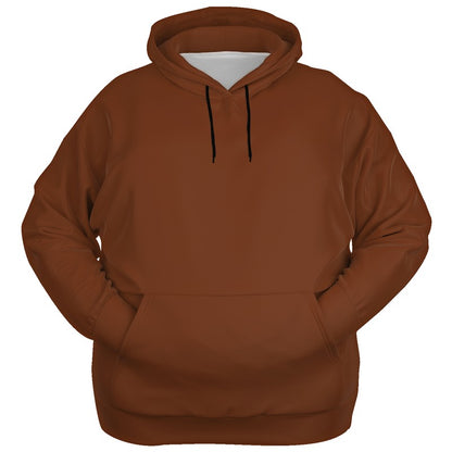 Dark Muted Orange Hoodie PLUS (OR2-MU-DA) - Ghost Front PLUS